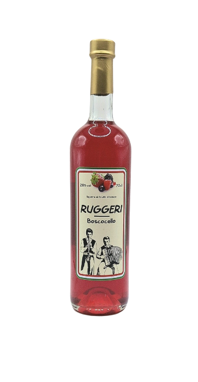 Bouteille de Boscocello Ruggeri, fruits des bois